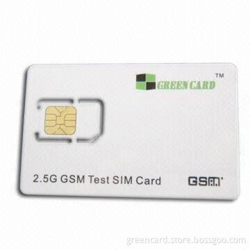 GSM Test SIM Card, Used to Establish Card Structure and Write Some Basic Information